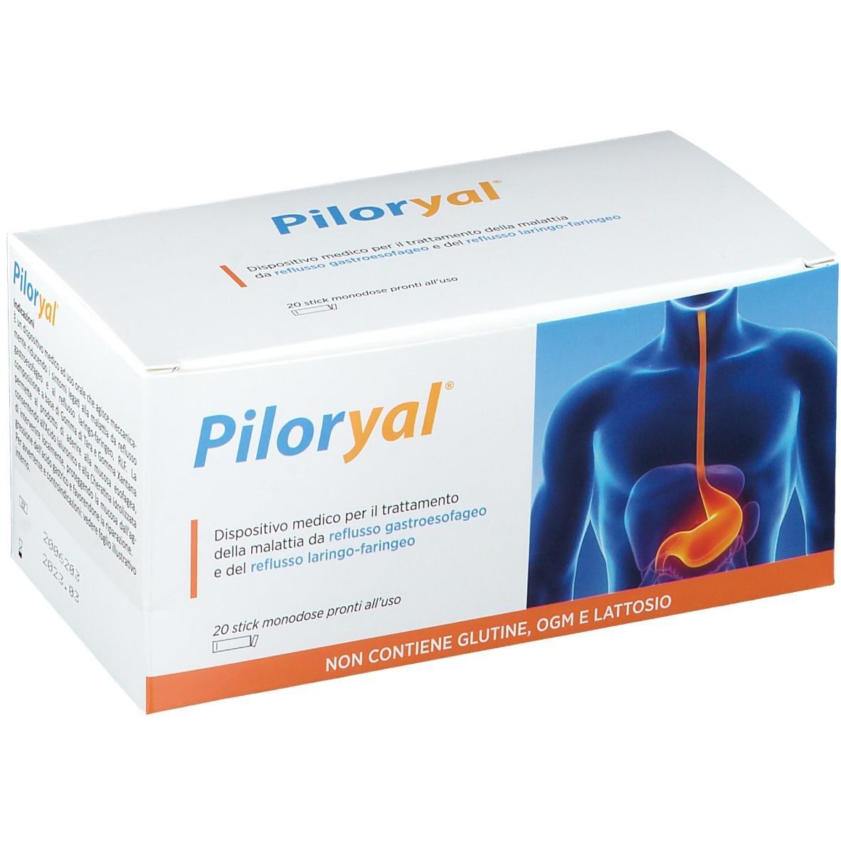 Piloryal 20 Stick - Integratore per Reflusso Laringo-Faringeo