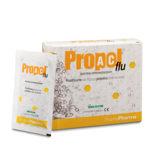 Propol AC Flu Effervescente 10 Bustine - Propoli per Influenza