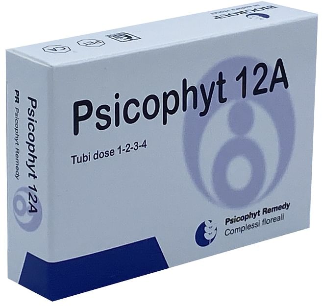 Psicophyt 12A Remedy 4 Tubi 1,2 Grammi - Integratore per Ansia