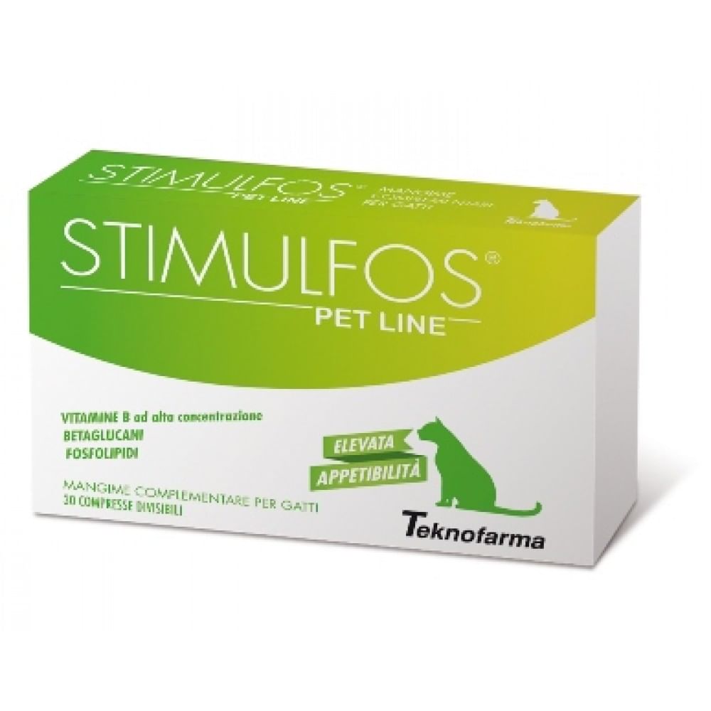 Stimulfos Gatto - Mangime Complementare con Vitamine 30 Compresse