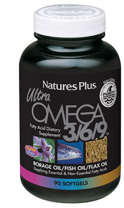 Ultra Omega 3/6/9 Natures Plus 90 Capsule - Integratore Alimentare