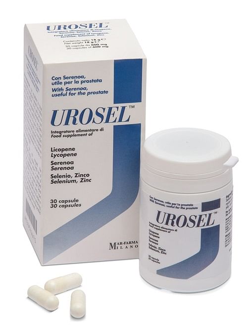 Urosel 30 Capsule - Integratore per Prostatiti Batteriche-Abatteriche