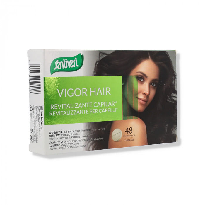 Vigor Hair Santiveri 48 Compresse - Integratore per Capelli Forti e Sani