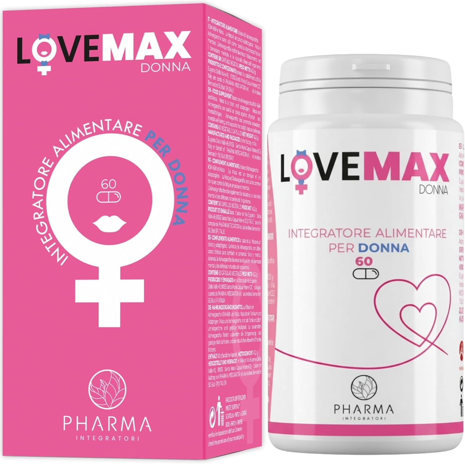 Lovemax Donna - Integratore sessuale donna per il desiderio femminile